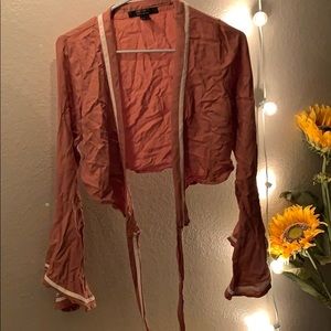 cross over, wrap around top